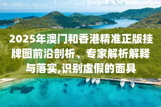 2025年澳门和香港精准正版挂牌图前沿剖析、专家解析解释与落实,识别虚假的面具